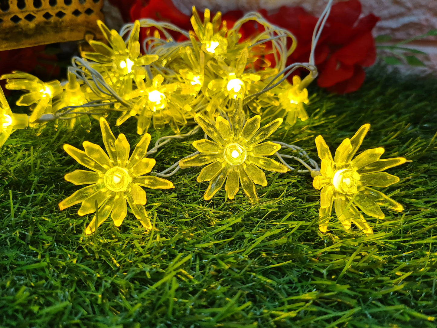 Silicon Sunflower String Light - 4 Meter