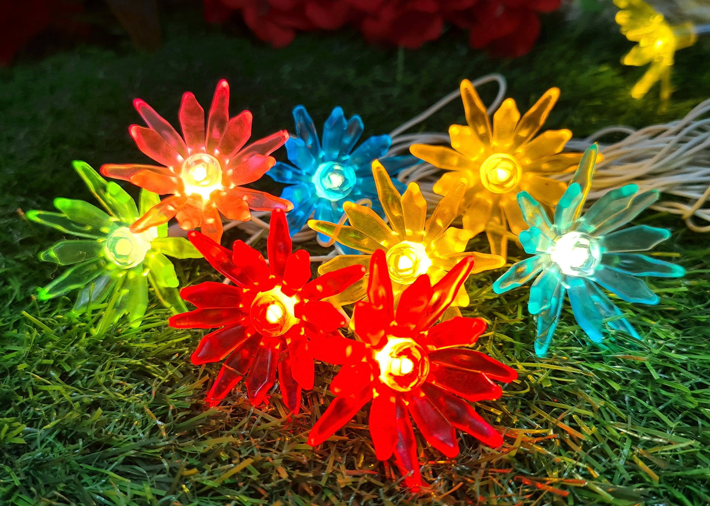 Silicon Sunflower String Light - 4 Meter